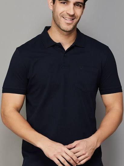 Allen Solly Men's Solid Polo T-Shirt