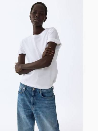 H&M Women's Oversized Cotton T-Shirt